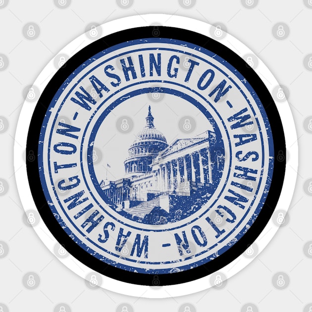 Washington pride stamp Sticker by SerenityByAlex